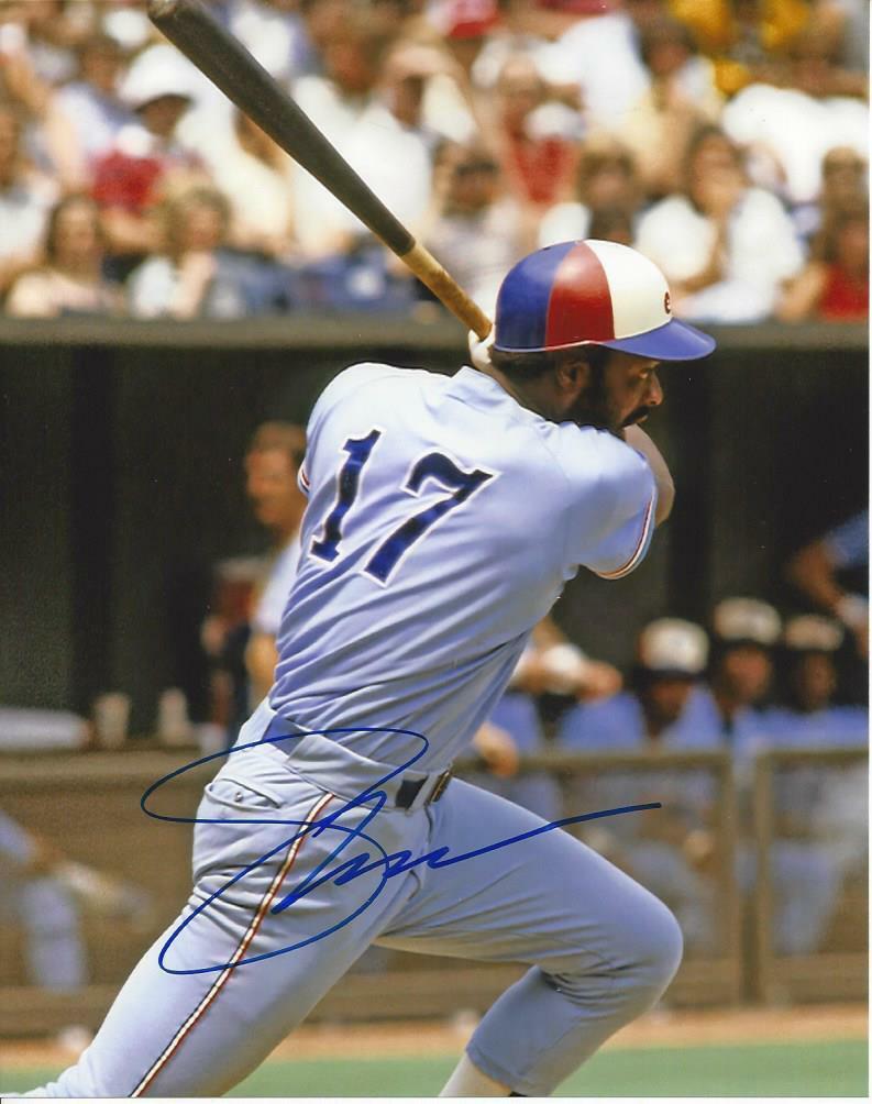 Ellis Valentine autographed 8x10 Montreal Expos#3