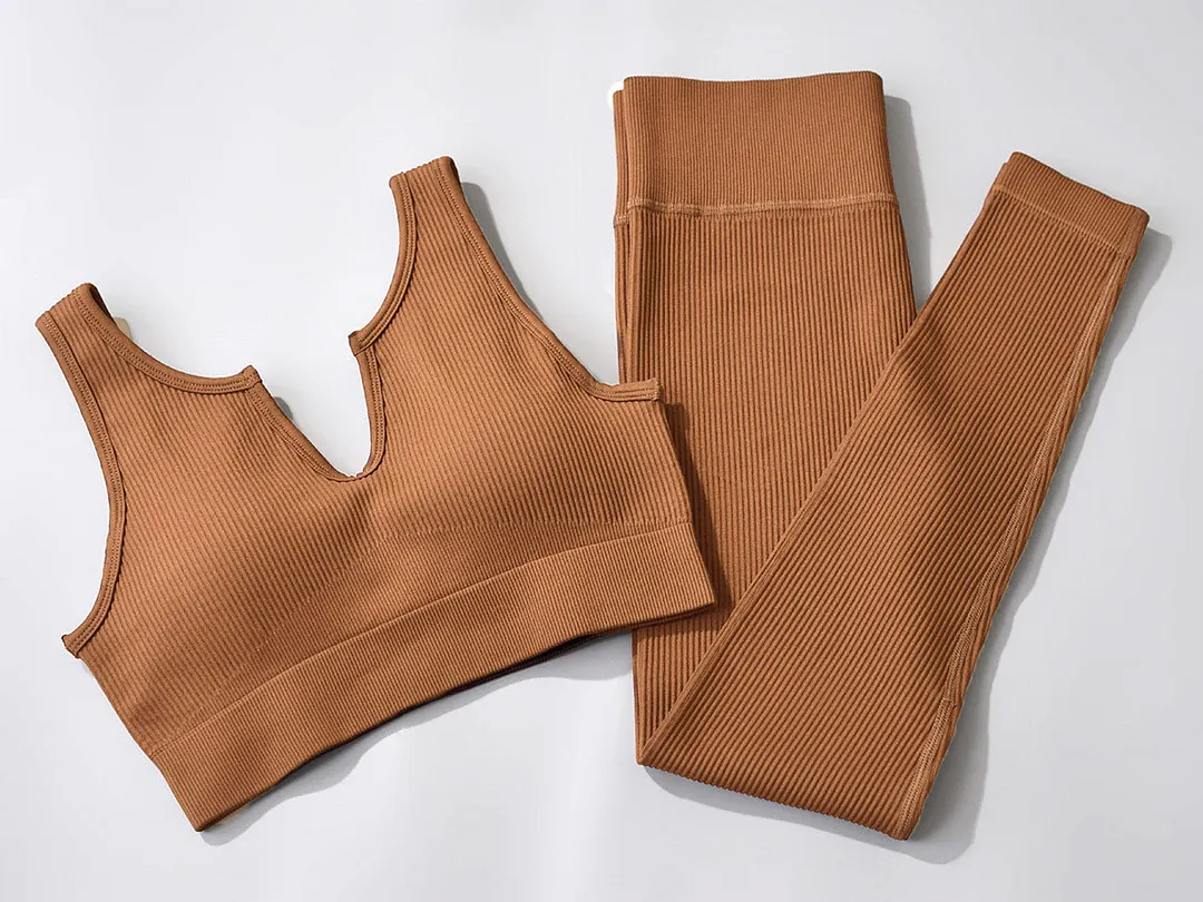 Sports bra and leggings set cheap