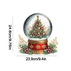 >SALE<Acrylic Christmas Crystal Ball Rhinestone Diamond Art Window Pendants for Garden