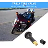 100pcs TR-414 Snap In Rubber Valve Stems TR414 Tyre Tire Valves with Caps