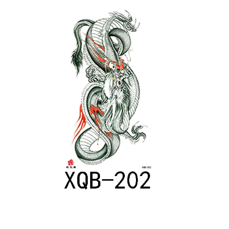 Small Full Arm Waterproof Tattoo Sticker Half Arm Arm Painted Flower Animal Arm Lasting European and American Tattoo Sticker