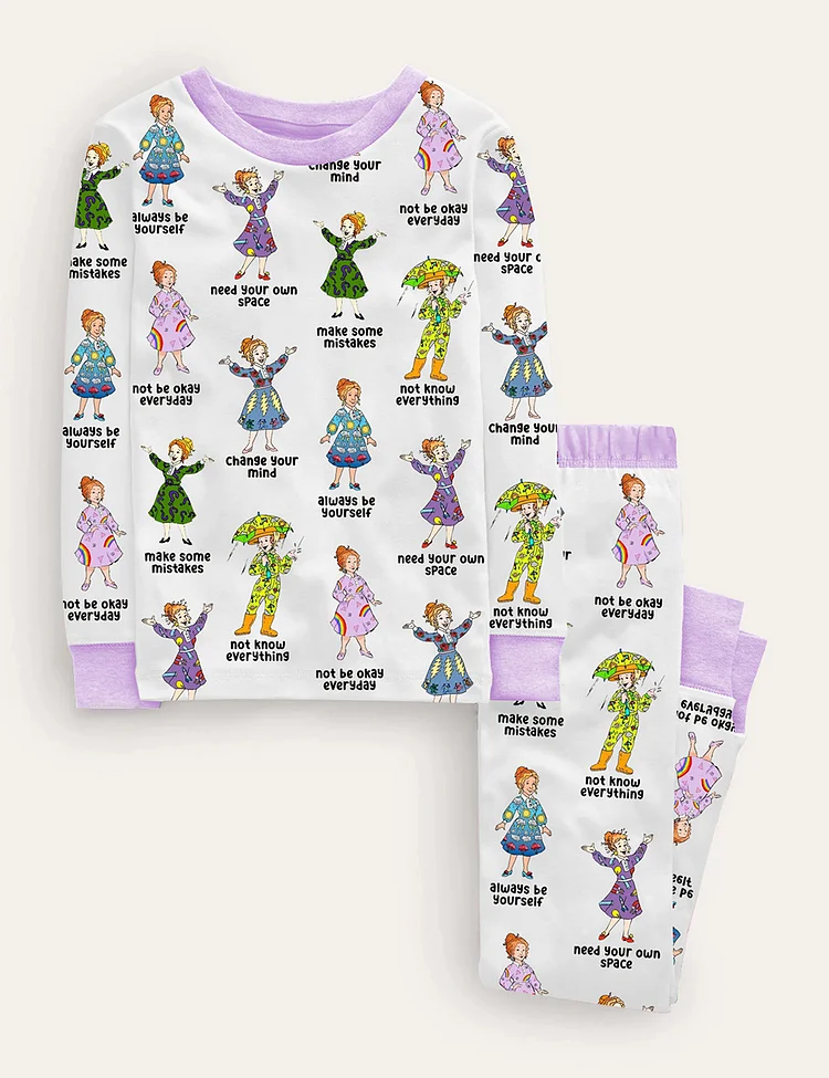 Kid's Ms Frizzle Pajama Set