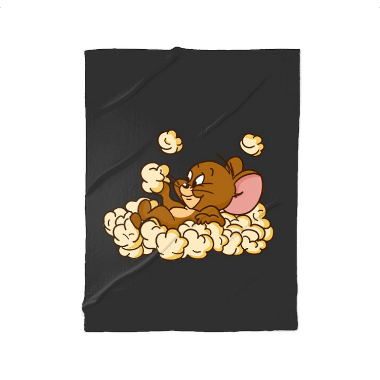 Jerry Eating Popcorn, Tom And Jerry Fleece Jacket