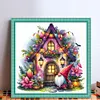 House Gnome-11CT Stamped Cross Stitch 40*40cm/15.75*15.75in