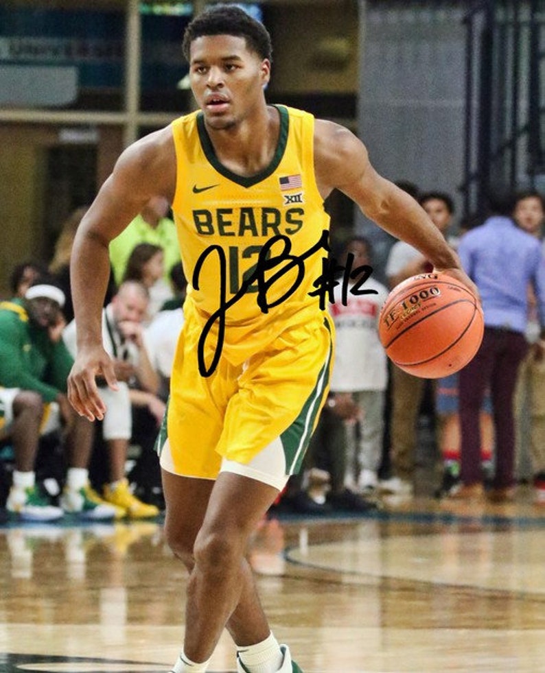 Jared Butler Signed Photo Poster painting 8X10 rp Autographed Butler Bears Basketball