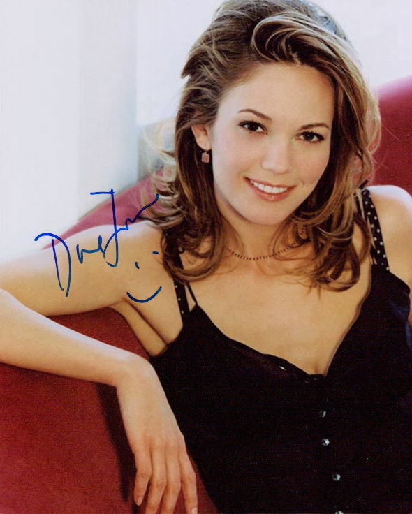 Diane Lane sexy signed 8x10 Photo Poster painting In-person