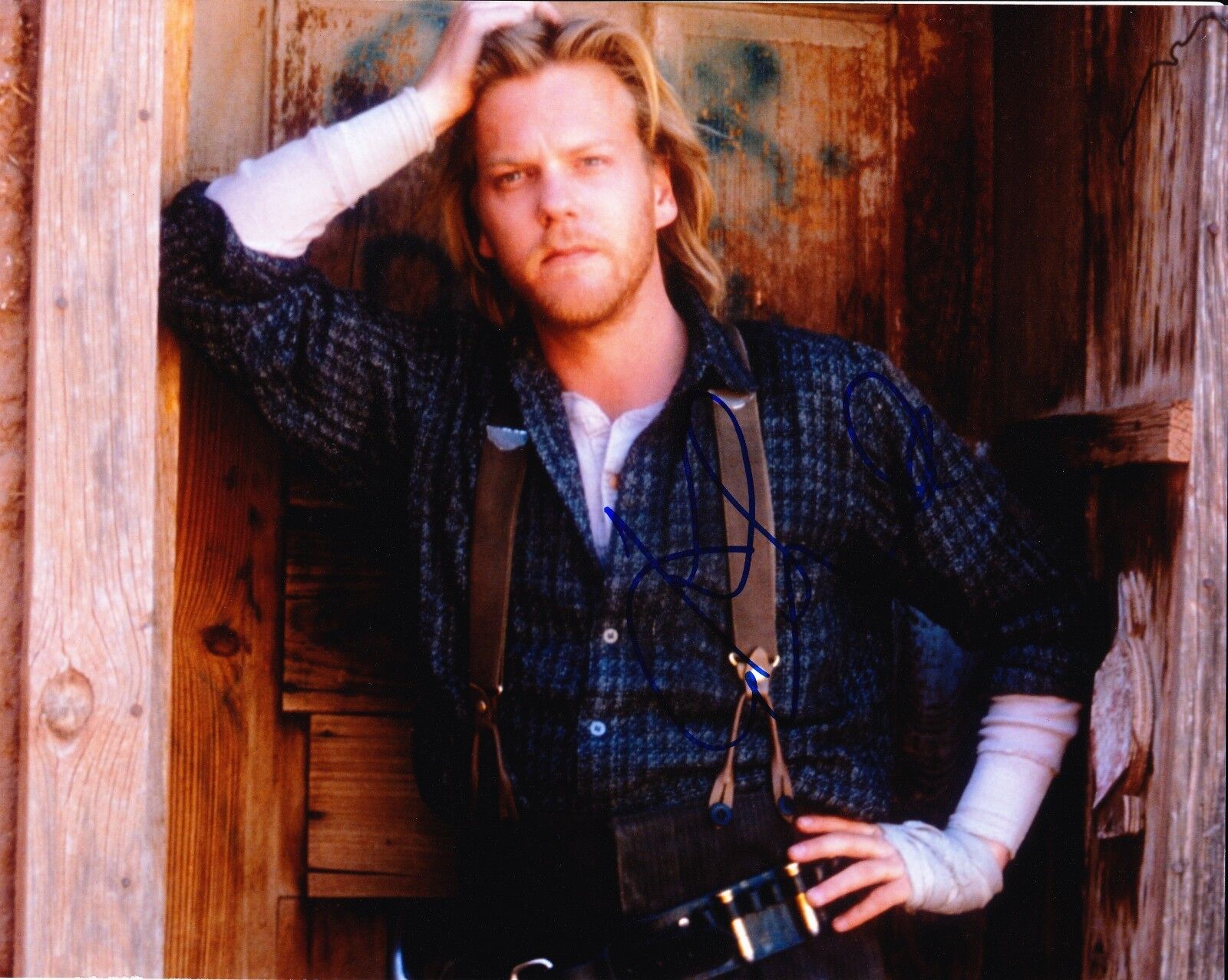 Kiefer Sutherland Signed 10X8 Photo Poster painting Young Guns AFTAL COA (5310)