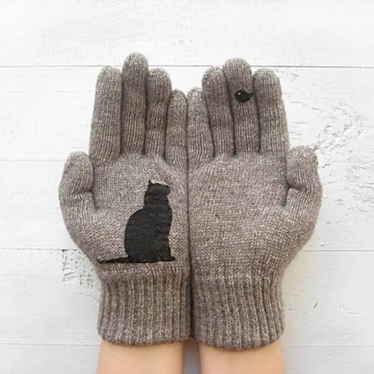 🔥🔥Hot Sale-Cat Fan Cotton Gloves