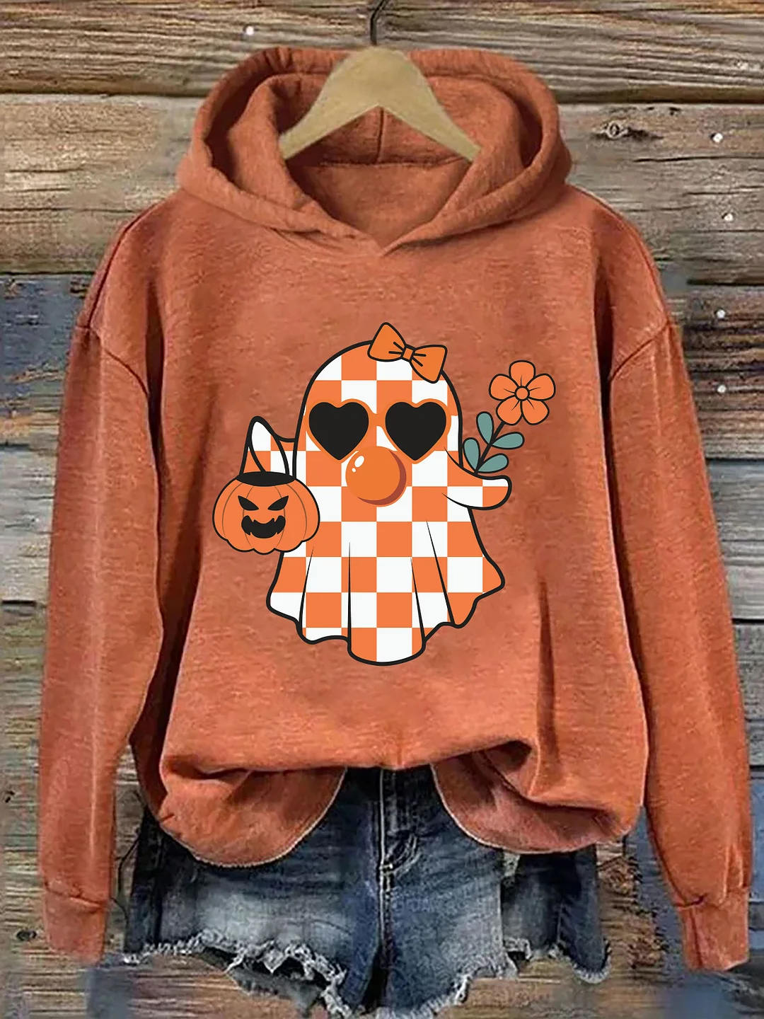 Cute Ghost Blowing Bubble Hoodie