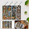 4Pcs Halloween Kürbis Schädel - 5d DIY Handwerk Lesezeichen