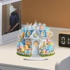 (US Only)Acrylic Special Shape Easter Egg House Diamond Painting Desktop Decors