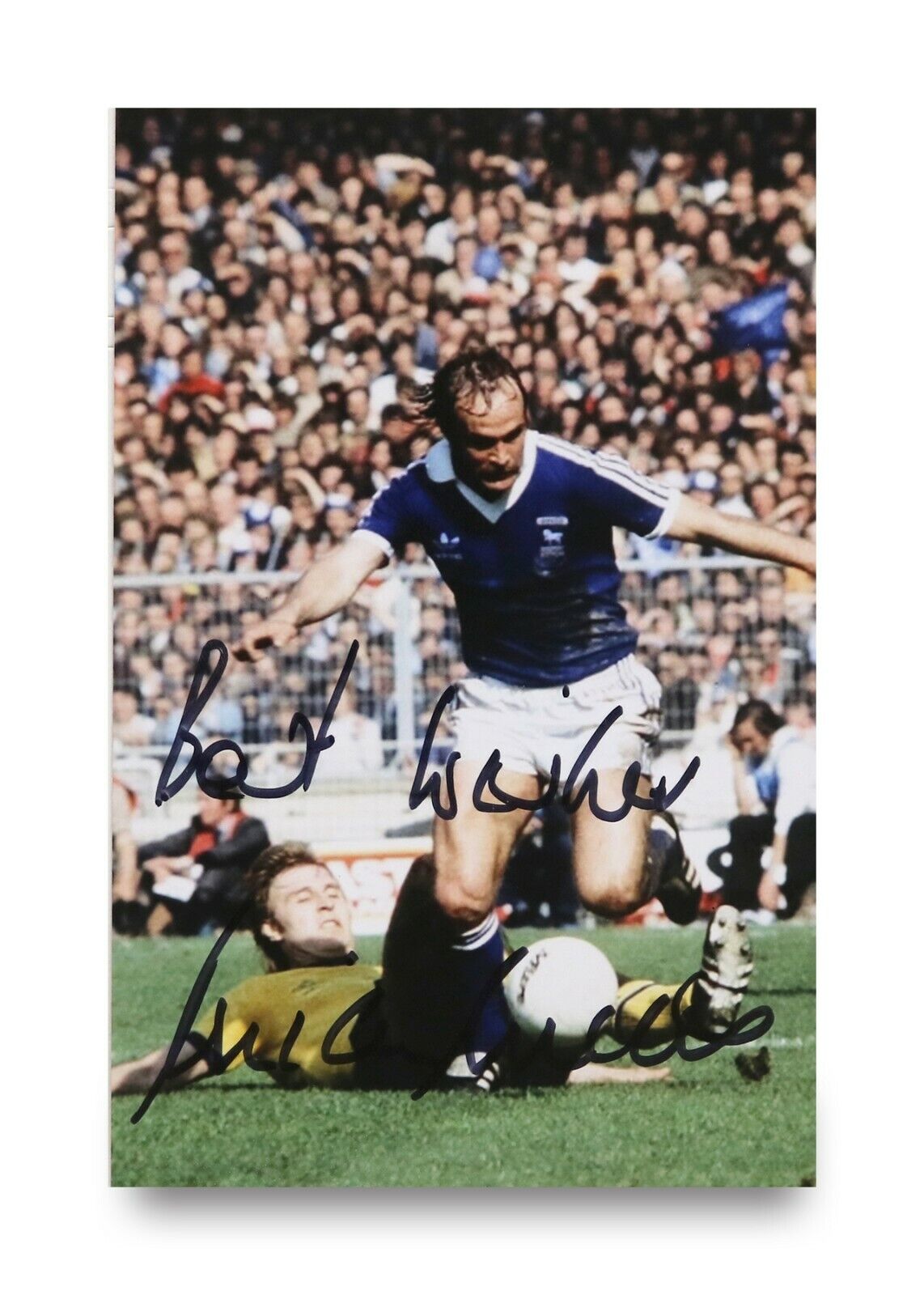 Michael Mick Mills Signed 6x4 Photo Poster painting Ipswich Town Southampton Autograph + COA