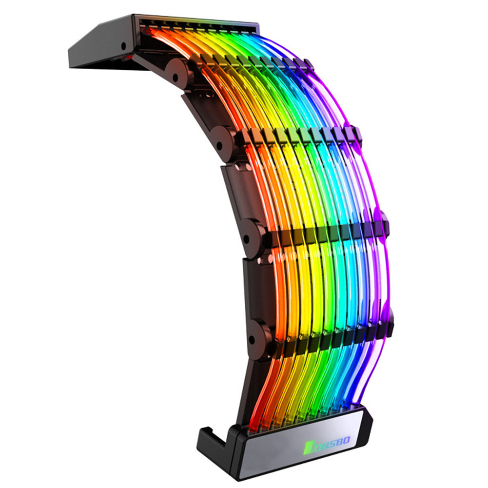 

JONSBO DY-1 24 Pin Motherboard ARGB Power Cable Manual Control Rainbow Streamer Lighting 5V ARGB AURA SYNC Cord Wire, 501 Original