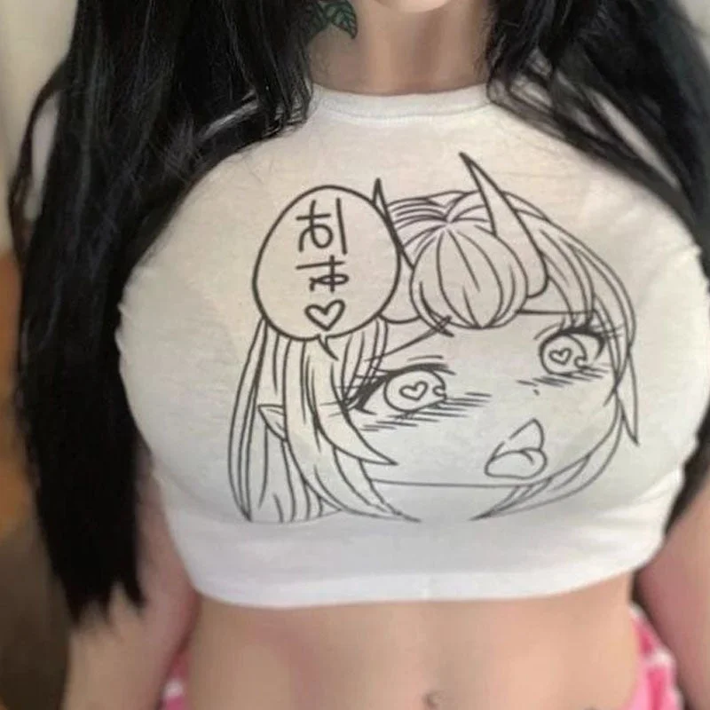 Uveng T-shirt Fashion Casual Short-sleeved Summer Blouses