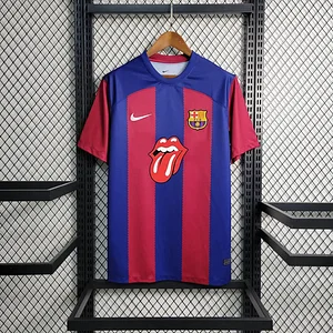 2023/2024 Barcelona The Rolling Stones Limited Edition Football Shirt 1:1 Thai Quality
