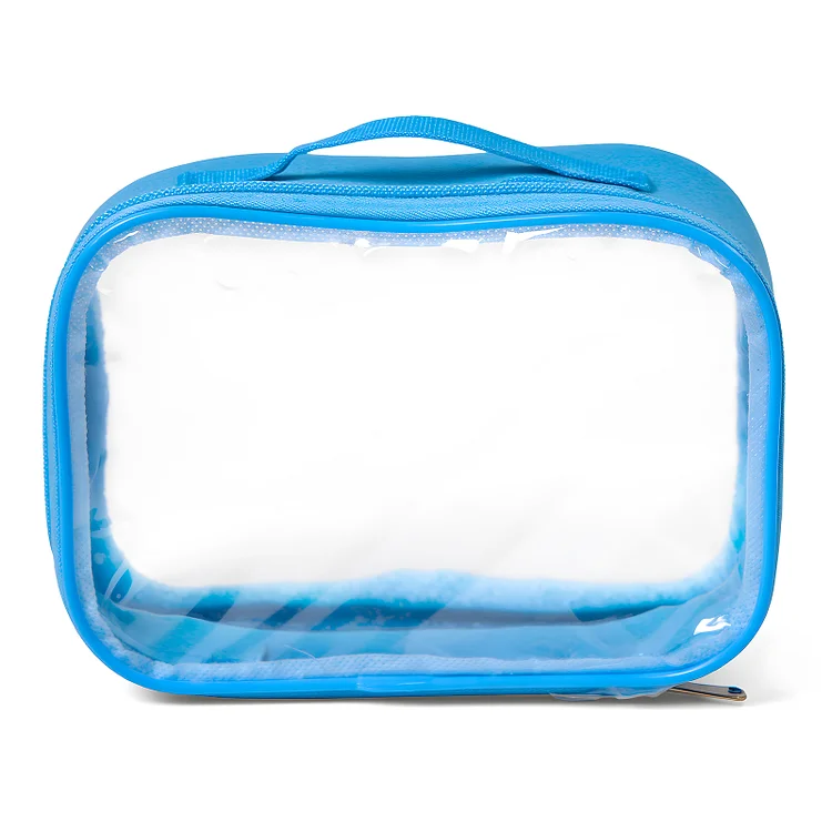 Blue Transparent Waterproof Organizer Bag Accessories