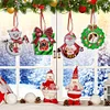 >SALE<Christmas Photo Frame 4PCS Photo Frame Hanging Diamond Painting Xmas Photo Frame
