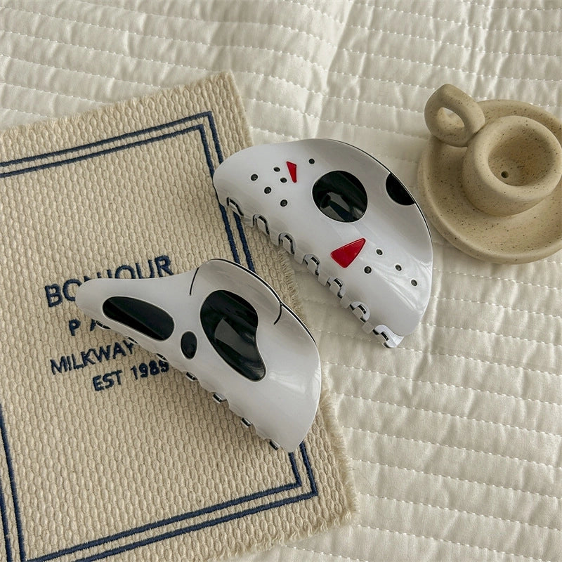 Halloween Funny Minimalist Women’s Skull PVC Hair Claws