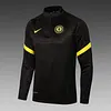 2021/2022 Chelsea Half-Pull Training Suit Black Football Shirt 1:1 Thai Quality Set