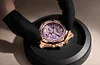 Rose Gold 904L Steel Purple Dial - Watch - 38mm