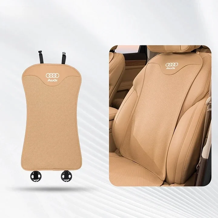 Perforated Nappa Leather Car Seat Cushion Four Seasons Seat Cushion Cover Breathable Seat Cover(Customized car models)