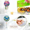 2pcs Butterfly Flower Diamond Painting Double-sided Crystal Window Suncatcher Craft Set Birthday Gifts Home Garden Decor Hanging Kit