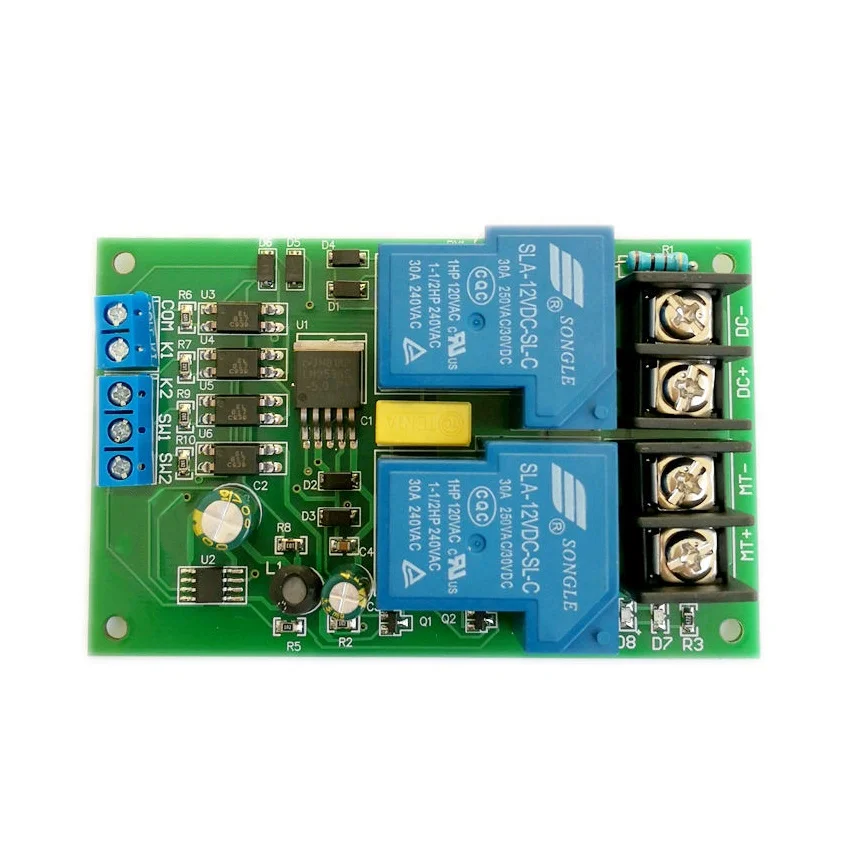12V 24V DC Motor Switch Forward and Reverse Controller Circuit 30 40A Motor Drive with Limit Module Lift Control