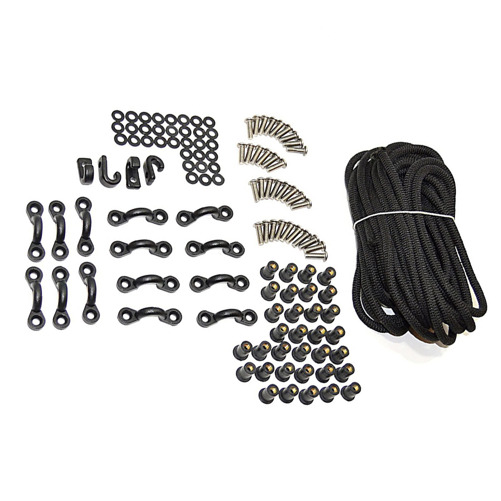

115pcs Deck Rigging Accessories Kit Kayak Canoe Marine Boat Equipment Tools, 501 Original
