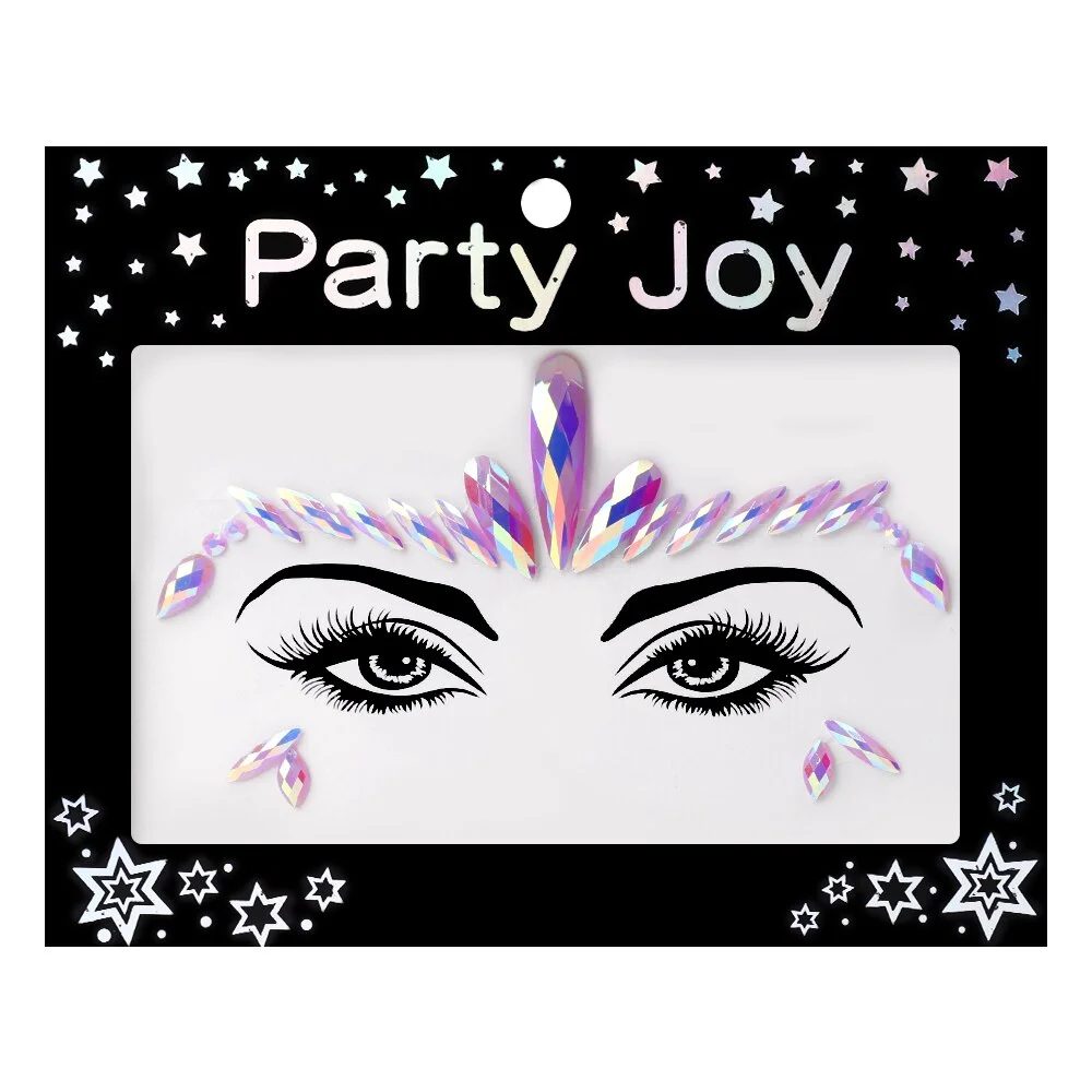 1 Sheet Glitter Face Jewels Stickers Diamond Party Makeup Body Art Eyeliner Jewelry Sticker Eyes Tattoos Rhinestones Beauty