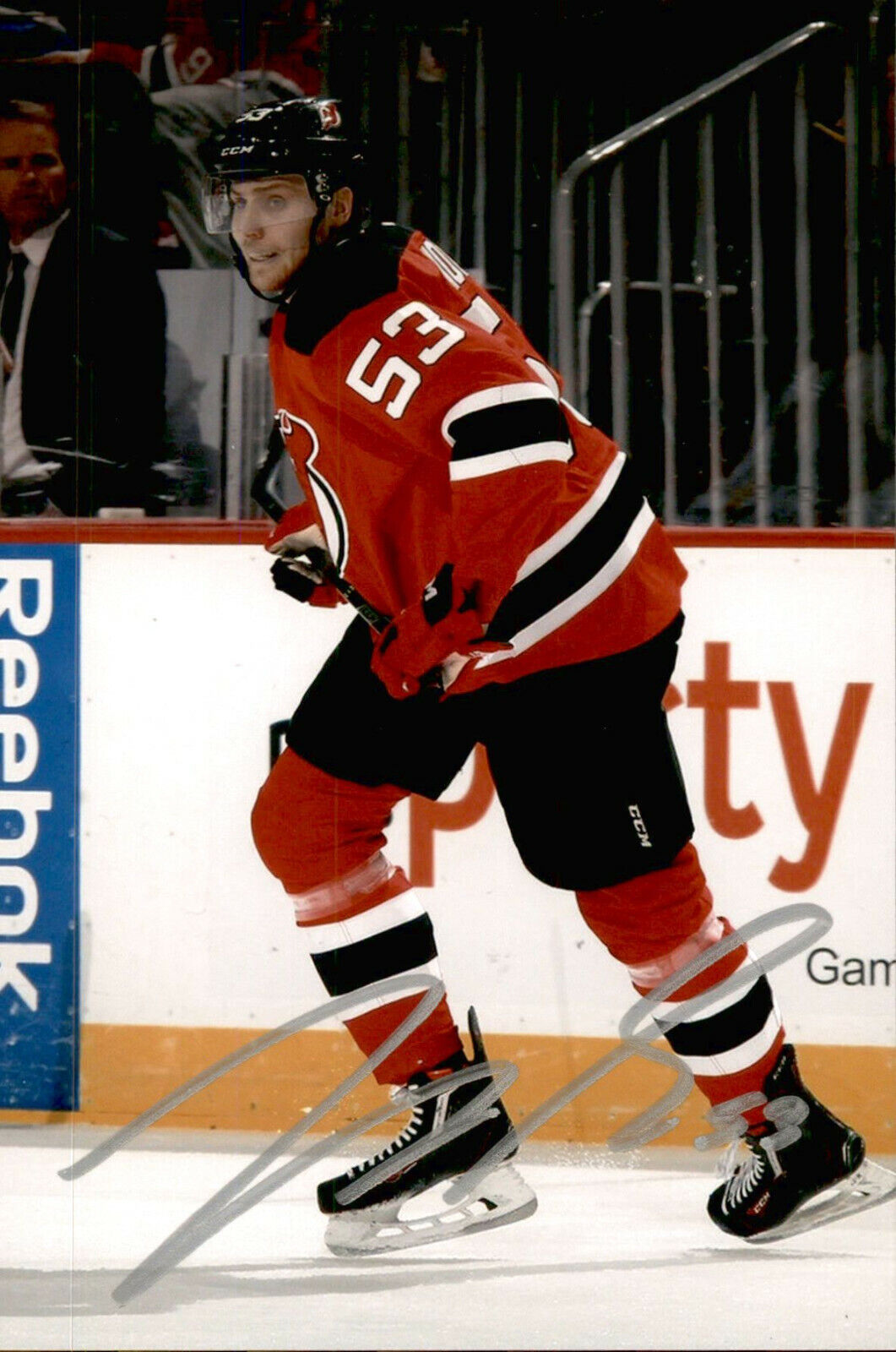 Vojtech Mozik SIGNED 4x6 Photo Poster painting NEW JERSEY DEVILS #4