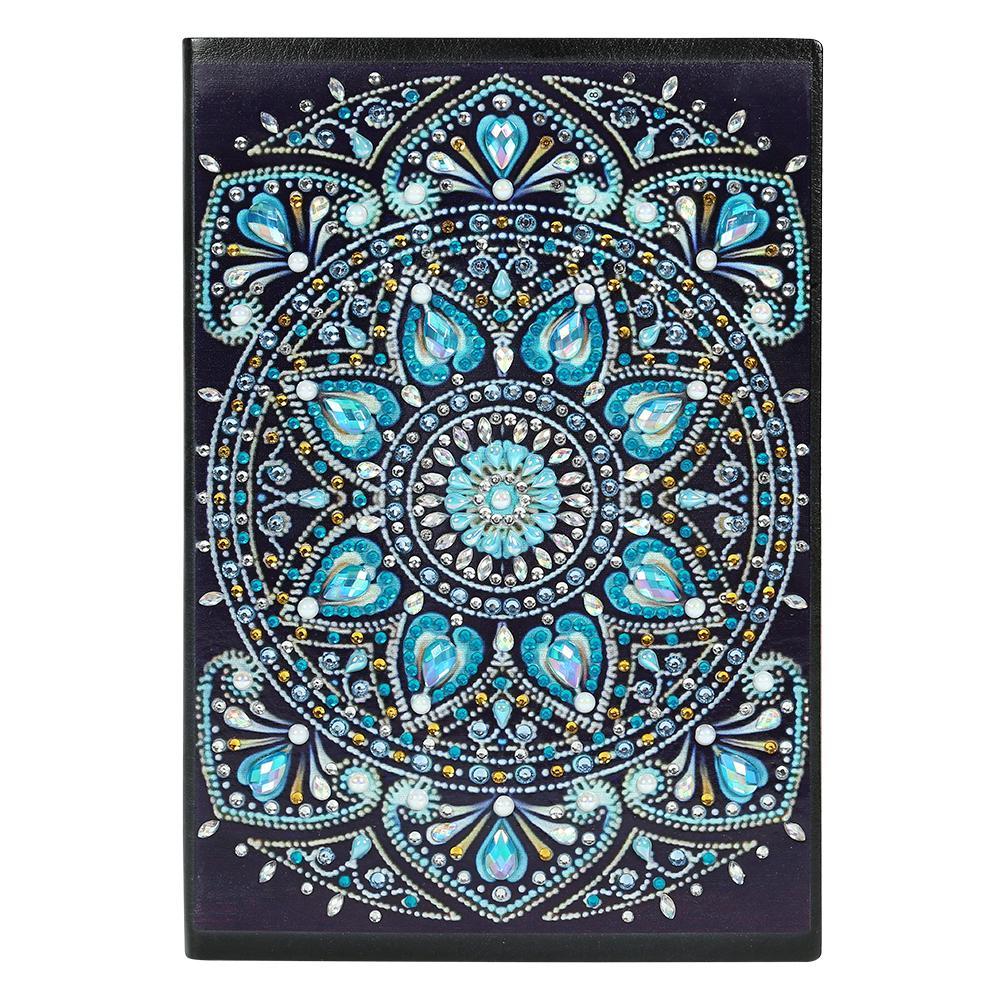 DIY Mandala Special Shaped Diamond Painting 60 Pages Students A5 Notebook gbfke