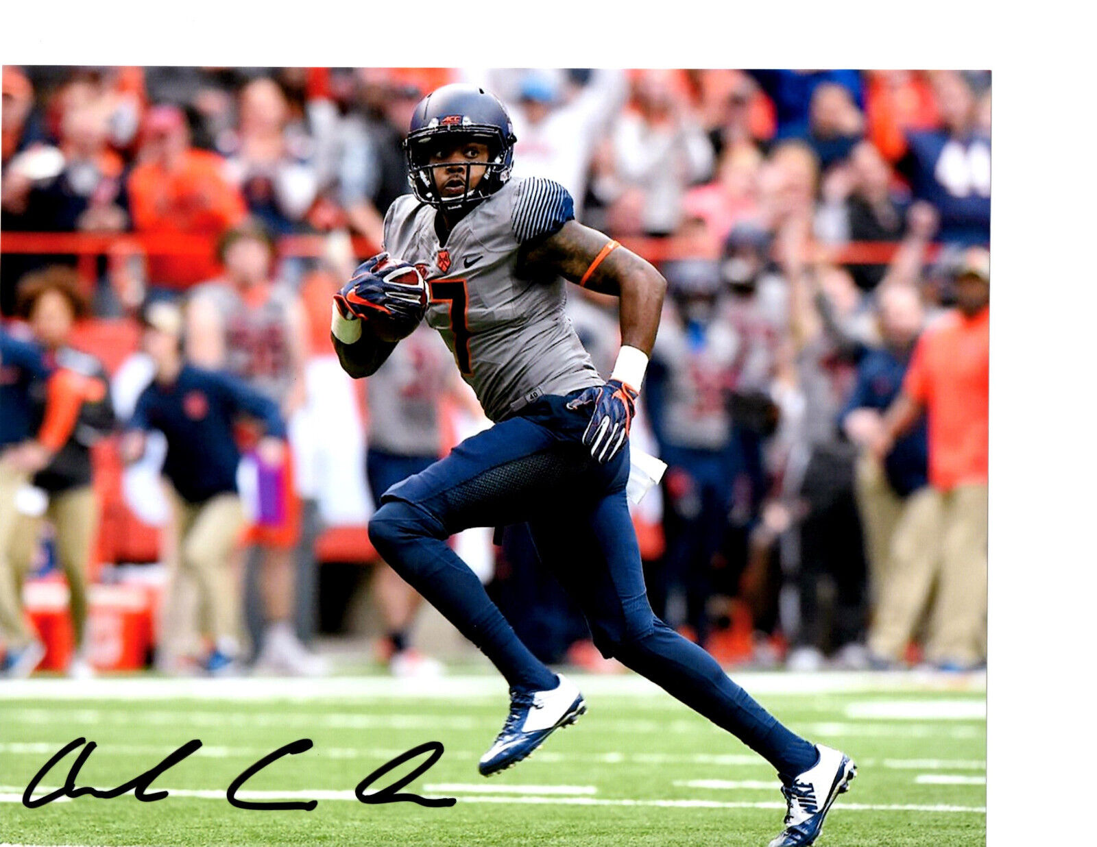 Amba Etta-Tawo Syracuse signed autographed 8x10 football Photo Poster painting Maryland b