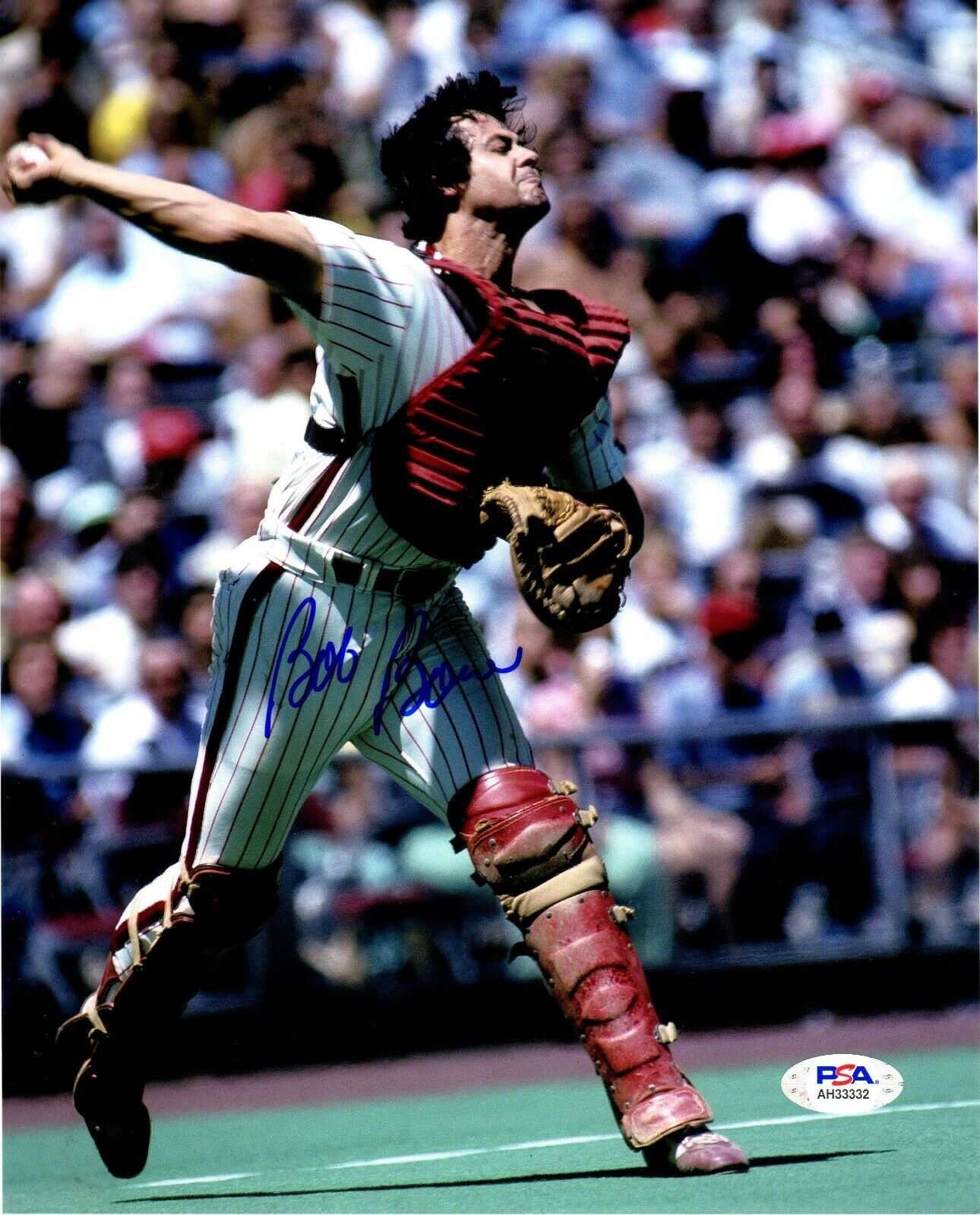 Bob Boone autographed signed 8x10 Photo Poster painting MLB Philadelphia Phillies PSA COA