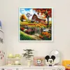 Farm Cottage-11CT Stamped Cross Stitch 45*45cm/17.72*17.72in tapestrymarket