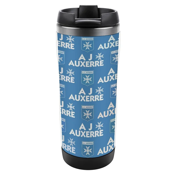 AJ Auxerre Tasse À Café En Acier Inoxydable Tasse Isolante Travel Mug Avec Couvercle