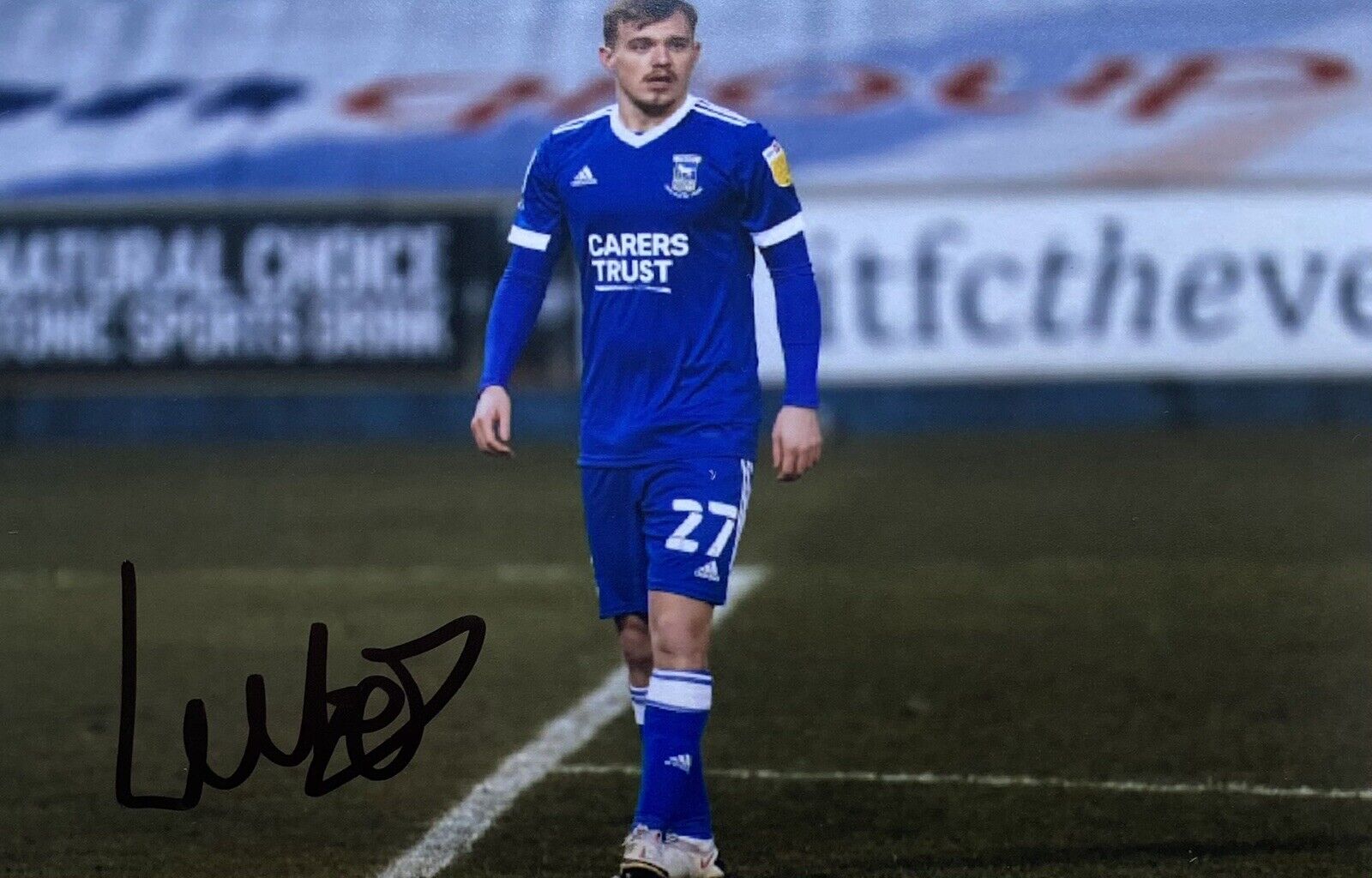 Luke Thomas Genuine Hand Signed Ipswich Town 6X4 Photo Poster painting