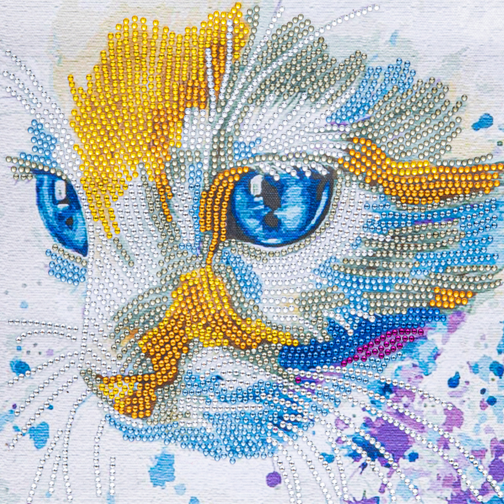 

30*30CM-Special Shaped Diamond Painting-Cat, 501 Original