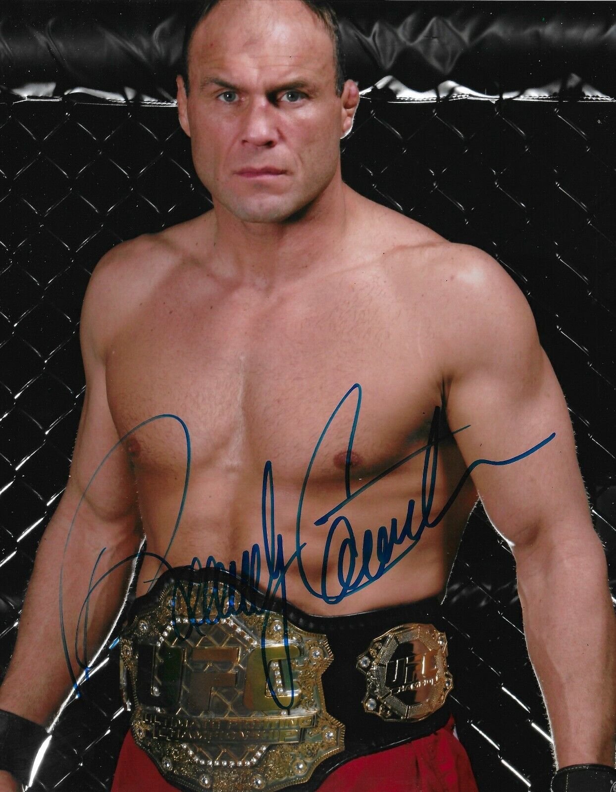 Randy Couture Signed UFC Heavyweight Champion 10x8 Photo Poster painting AFTAL