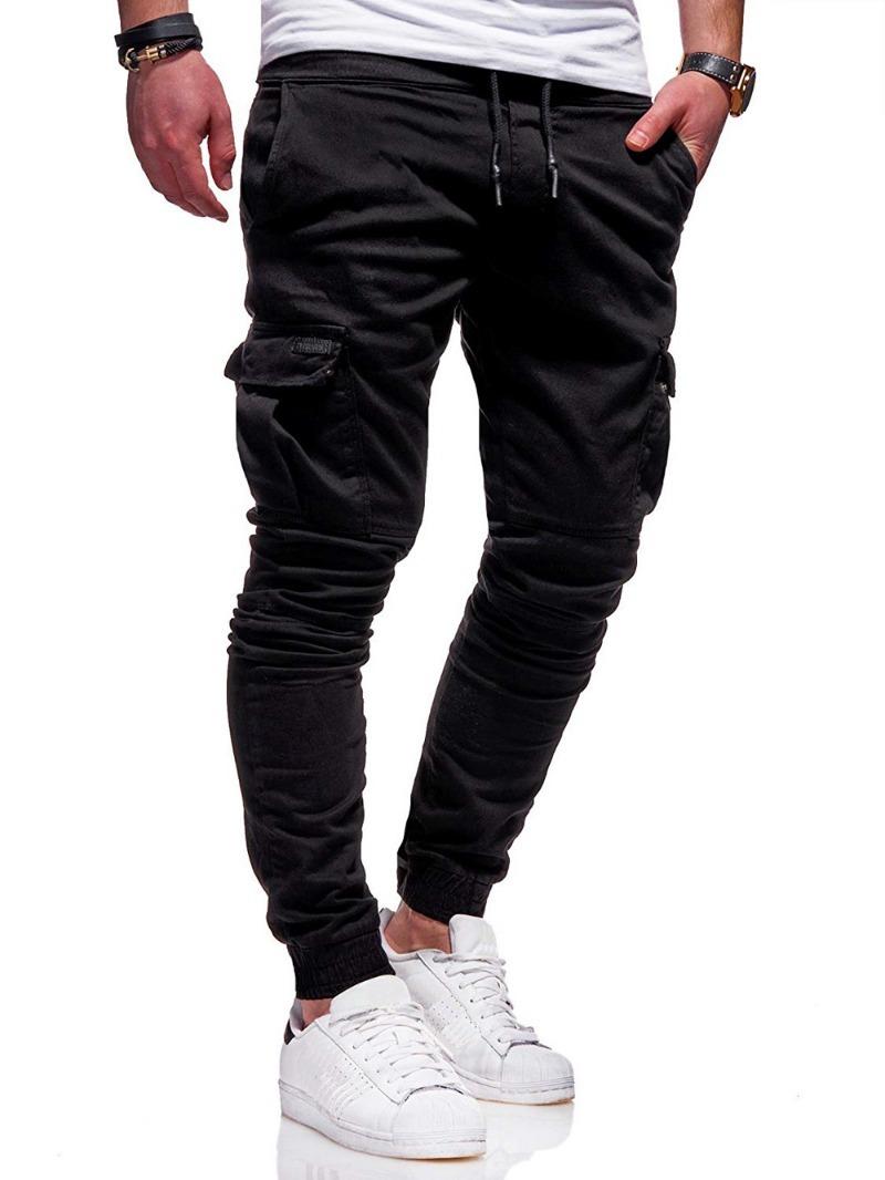 Mens Cargo Chino Pants Jogger Jeans Cargo Pants Sweatpants Stretch Pants