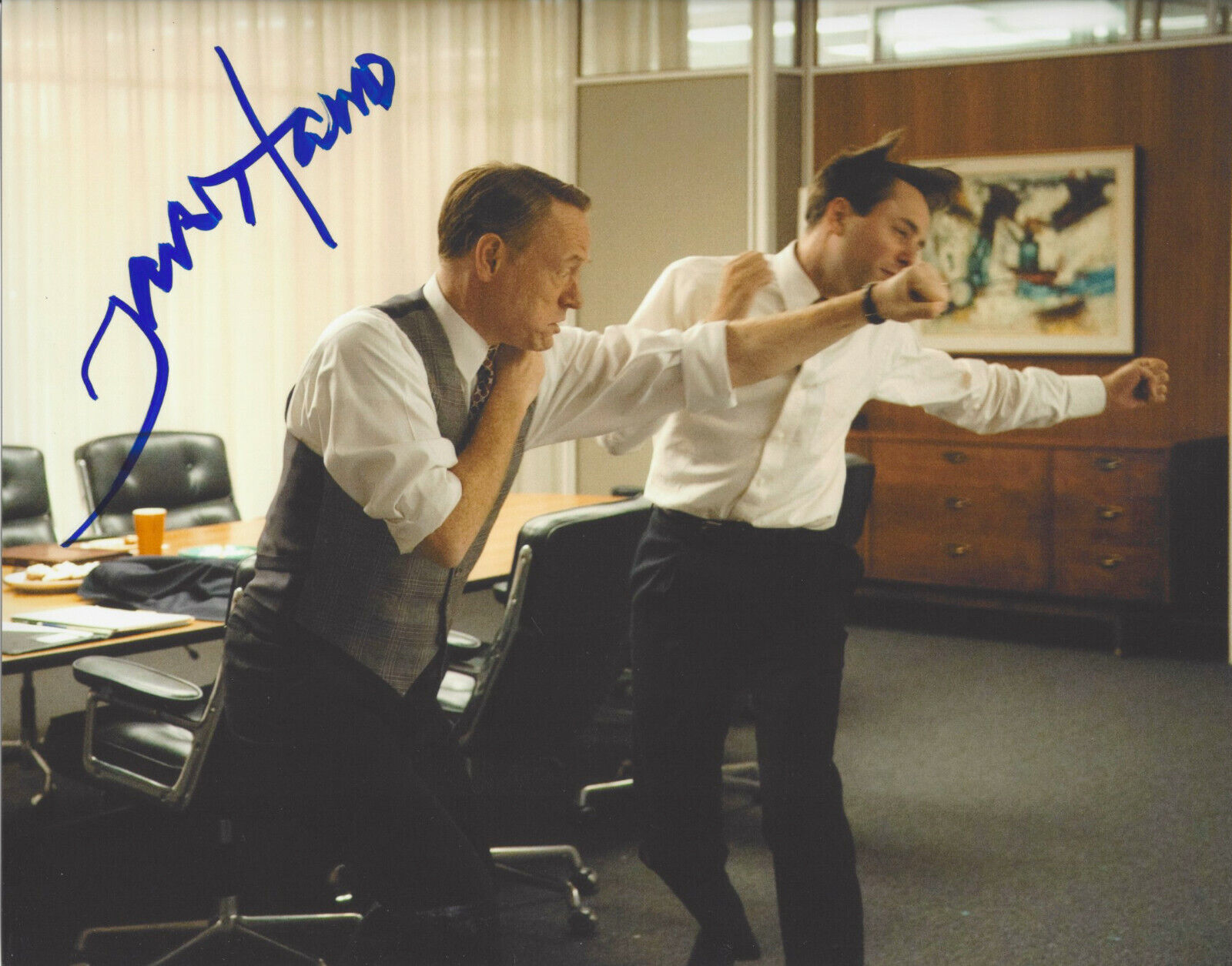 ACTOR JARED HARRIS SIGNED 'MAD MEN' LANE PRYCE 8X10 Photo Poster painting C COA CHERNOBYL PROOF