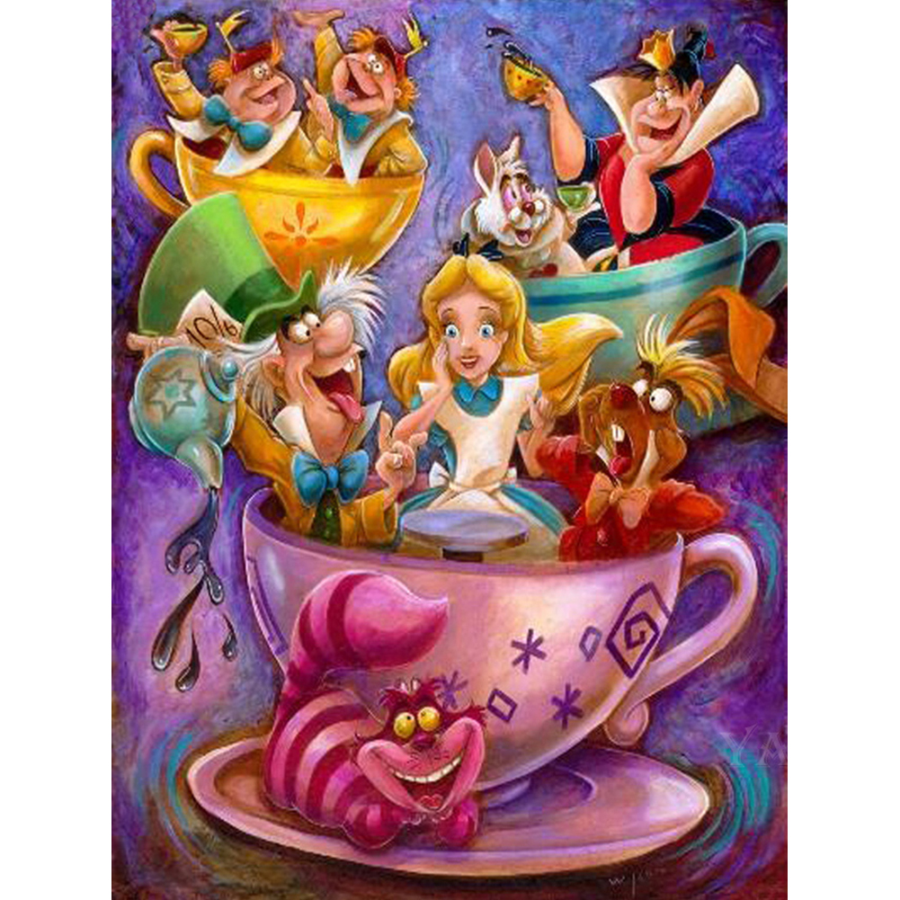 

30*40CM - Round Drill Diamond Painting - Princess, 501 Original