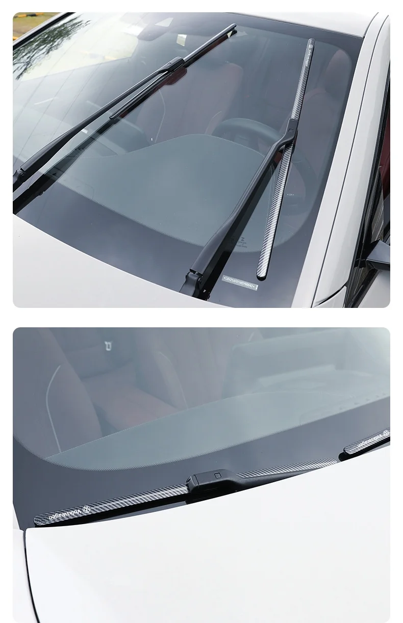 Carbon fiber pattern exclusive logo wiper(2PC)
