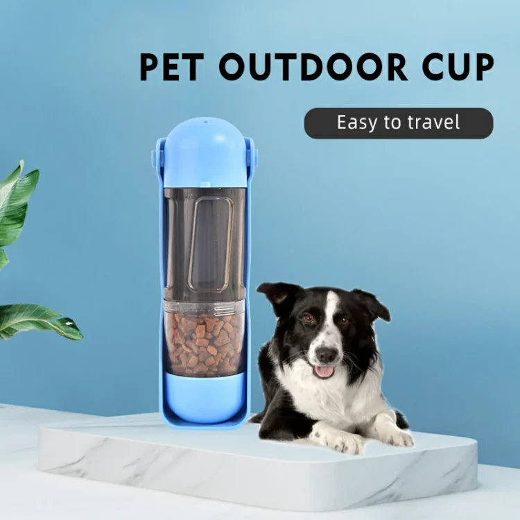 Water and Food Dual-Use Portable Dog Drinking Cup