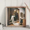 Grandma 11CT 3 Strands DIY Counted Cross Stitch Kits 17.72x17.72inch Needlework Embroidery Kit Cross Stitch Patterns Arts Craft Kits for Beginners Adults Home Decor