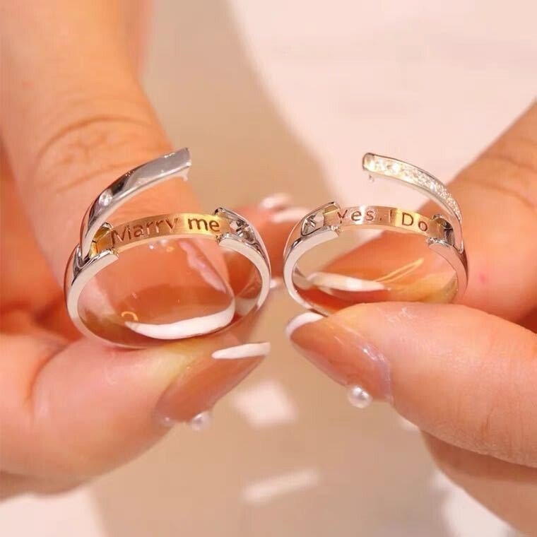 Couples Matching Promise Ring 