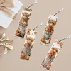 DIY 4Pcs Animal Flower-Diamond Painting Bookmark