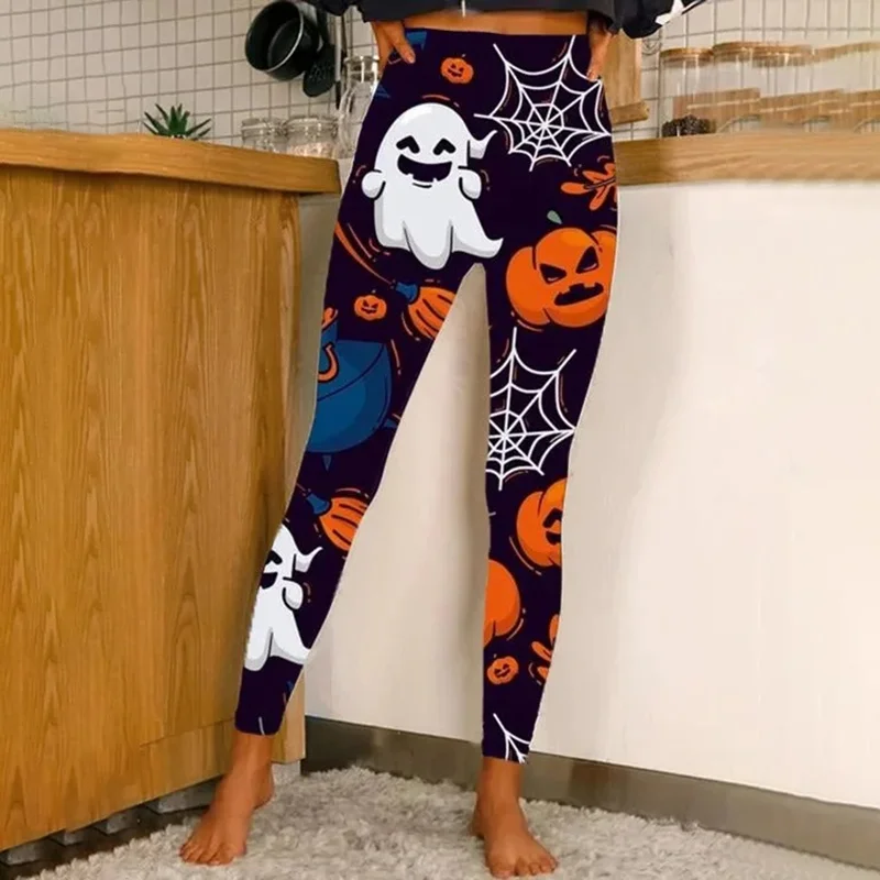 Halloween Print Casual Leggings