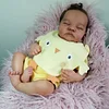 [New Black Boy] 20" Realistic Black Silicone Sleeping Reborn Baby Boy Doll - RBBI-Myrebornbabydoll&reg; Myrebornbabydoll&reg;