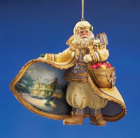 🎅Thomas Kinkade-:Christmas tree decoration