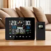 Wireless Weather Station with Humidity Atomic Clock Air Pressure for Patio House